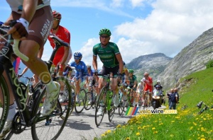 Thomas Voeckler (Europcar) dans l'échappée (573x)