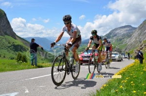 Mikael Cherel (AG2R La Mondiale) sur le Col de la Colombière (528x)