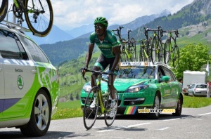 Kévin Reza (Europcar) sur le Col de la Colombière (697x)