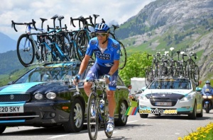 Jonathan Cantwell (Saxo Bank) sur le Col de la Colombière (683x)