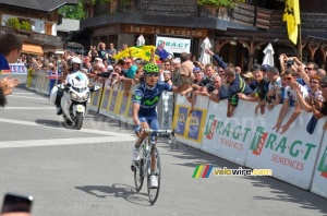 Nairo Quintana (Movistar Team) remporte l'étape (557x)