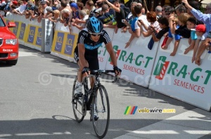 Richie Porte (Team Sky) at the finish (604x)