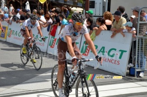 Rinaldo Nocentini (AG2R La Mondiale) at the finish (681x)