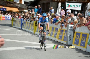 David Millar (Garmin-Barracuda) at the finish (453x)