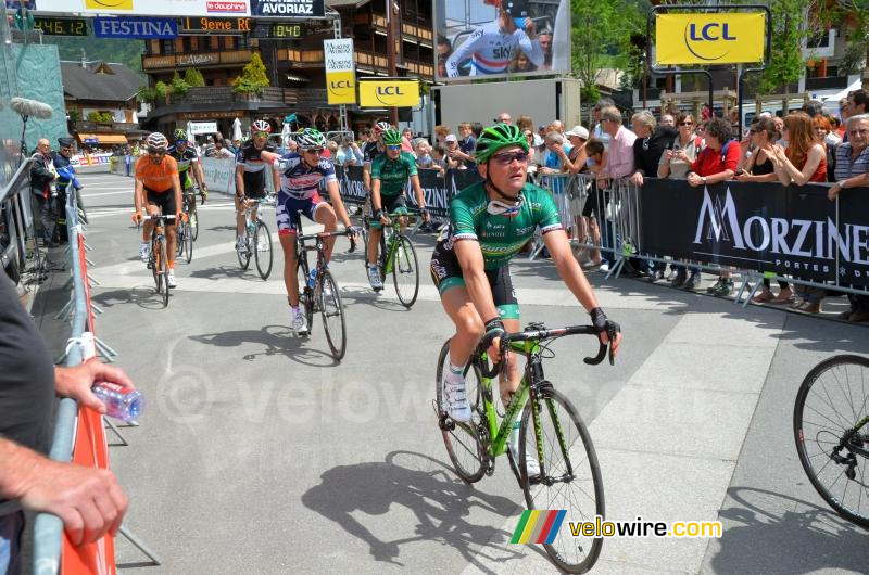 Thomas Voeckler (Europcar) aan de finish