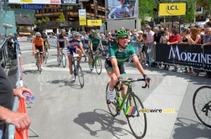 Thomas Voeckler (Europcar) à l'arrivée (492x)