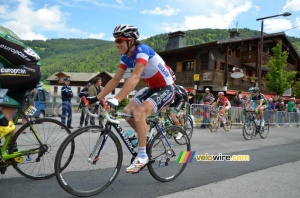 Sylvain Chavanel (Omega Pharma-QuickStep) at the start (682x)