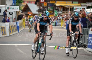 Michael Rogers & Chris Froome (Team Sky) (326x)