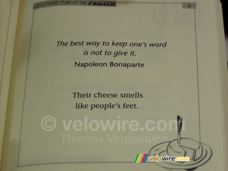 To indicate the kind of jokes you can find in