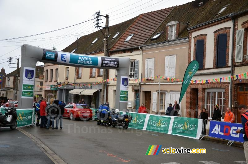 Châteauneuf-en-Thymerais, startplaats van Paris-Tours 2012