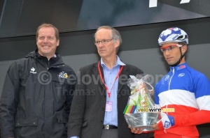 Christian Prudhomme, le maire de Châteauneuf & Nacer Bouhanni (417x)