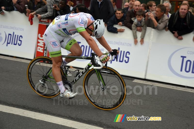 John Degenkolb (Argos-Shimano) komt net iets te kort, 4de