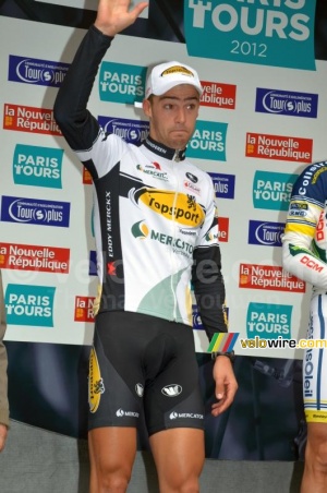 Laurens de Vreese (Topsport Vlaanderen), 2ème de Paris-Tours 2012 (727x)