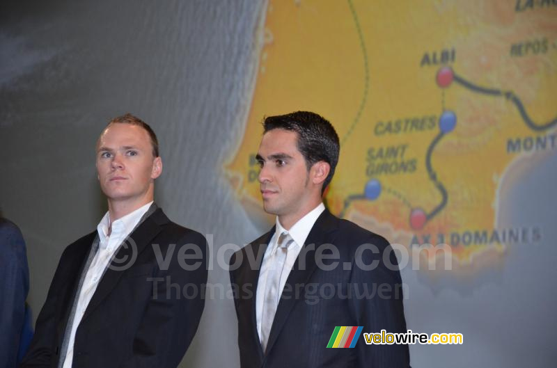 Chris Froome & Alberto Contador