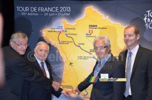 Bagnères-de-Bigorre sur la carte du Tour de France 2013 (731x)