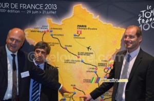 Castres sur la carte du Tour de France 2013 (932x)