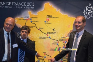 Castres sur la carte du Tour de France 2013 (783x)