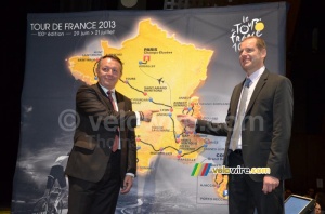 Lyon sur la carte du Tour de France 2013 (581x)