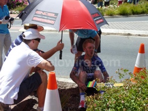 Timothy Duggan (Saxo-Tinkoff) after his crash (959x)