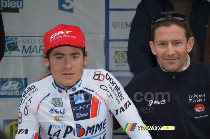 Justin Jules (La Pomme Marseille) met zijn manager