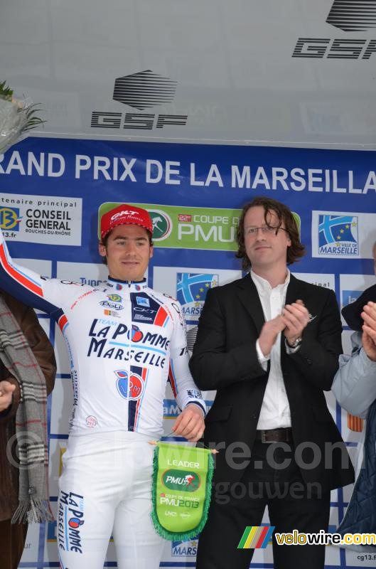 Justin Jules (La Pomme Marseille), aan kop in de Coupe de France