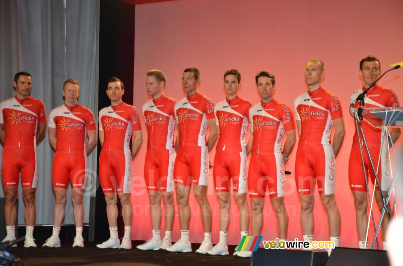 Groep 2 van de Cofidis ploeg