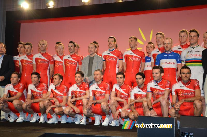 De volledige Cofidis ploeg (2)