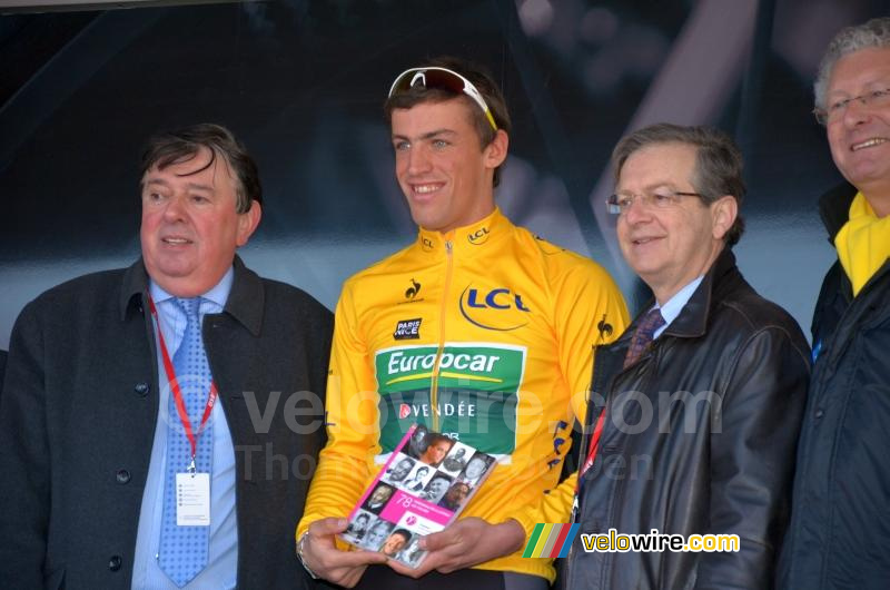 Damien Gaudin met de burgemeester