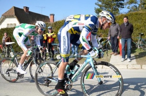 Yannick Tabardon & Bert-Jan Lindeman en plein effort (451x)