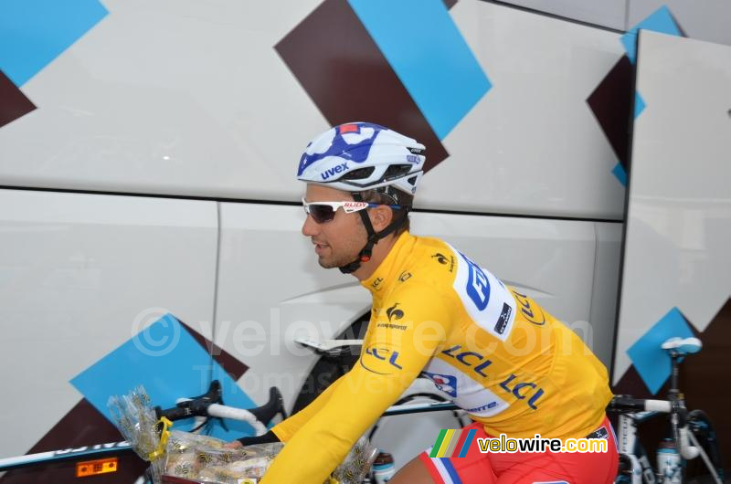 Nacer Bouhanni (FDJ) voor de start