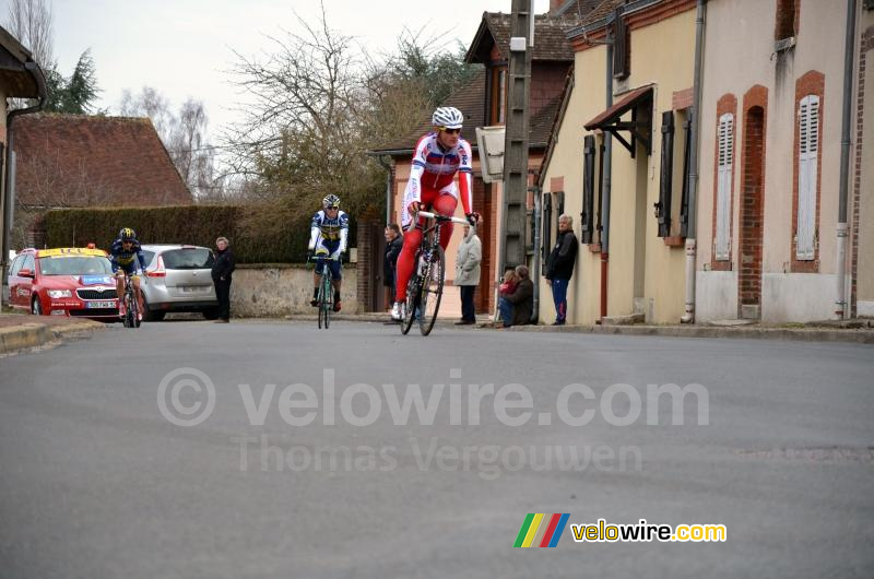 Gatis Smukulis, Kris Boeckmans & Mads Christensen - eerste kopgroep