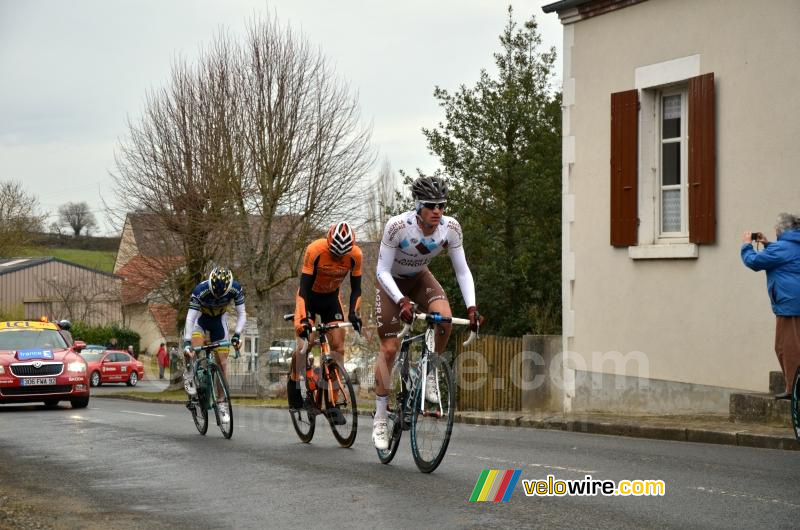 Maxime Bouet (AG2R La Mondiale) in de kopgroep