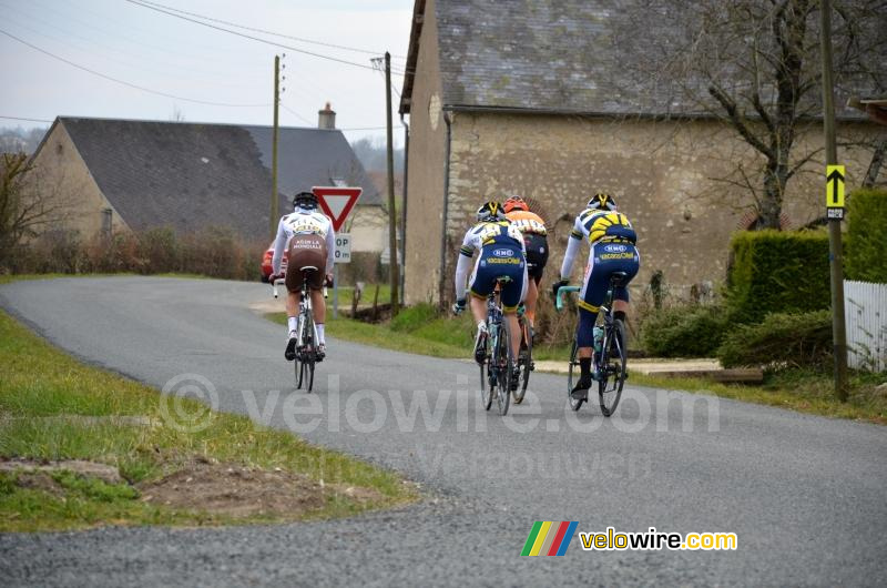 De kopgroep in Gron (3)