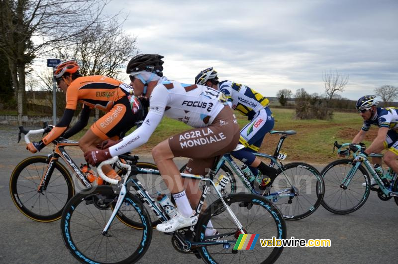 Maxime Bouet (AG2R La Mondiale) in de kopgroep (3)