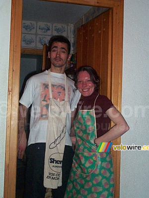 Fabian and Virginie, our pancake bakers (390x)