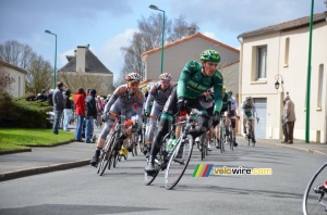 Damien Gaudin (Europcar) aux avant-postes du peloton (555x)