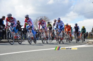 Le peloton avec Rusvelo en tête (550x)