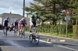 Damien Gaudin (Europcar) en tête de l'échappée (372x)