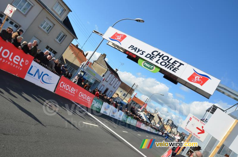 De finish van Cholet Pays de Loire