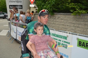 Thomas Voeckler (Europcar) avant le départ (482x)