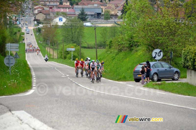 De kopgroep gaat er vandoor