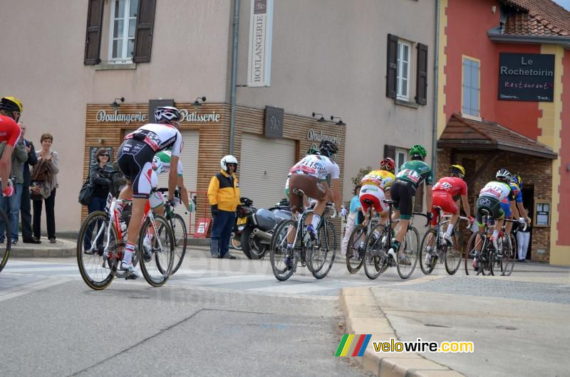 De kopgroep van achteren gezien (2)