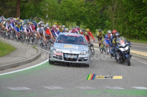 Les coureurs en approche du départ réel (329x)