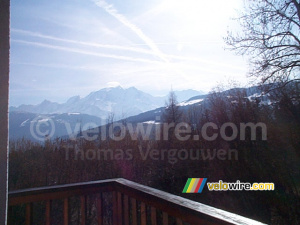 The view to the Mont-Blanc (400x)
