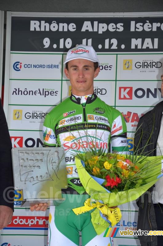 Alexis Vuillermoz (Sojasun) in het groen