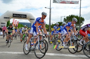 Niels Wubben (Rabobank Development Team) at the start (519x)