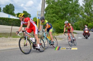 Florent Barle (Cofidis), Mark Dzamastagic (Sava) & Xavier Brun (St Etienne Loire) (501x)