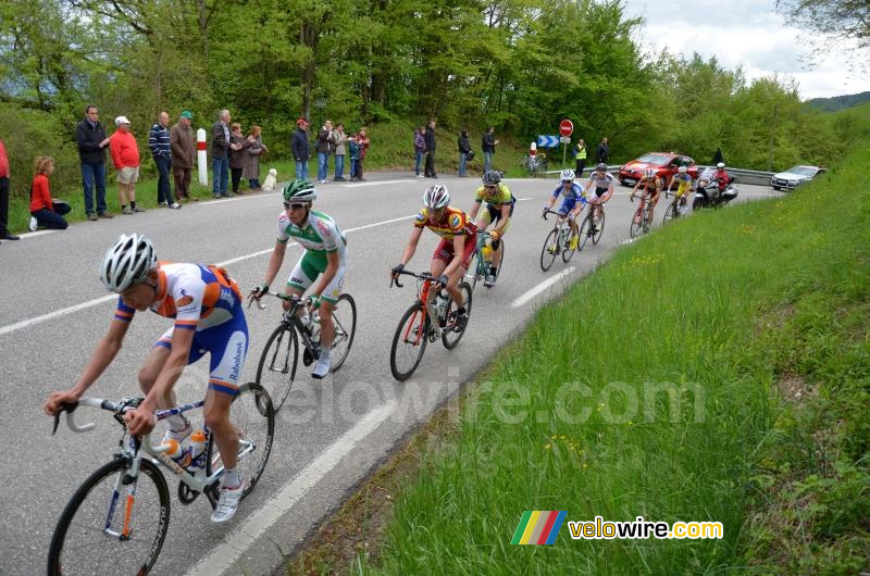 De kopgroep op de Col de la Croix de Toutes Aures (3)