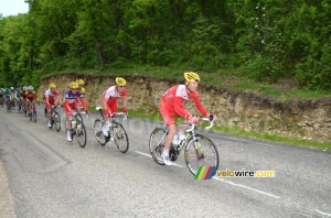 L'équipe Cofidis en tête du peloton (313x)