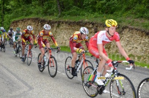 Guillaume Levarlet (Cofidis) suivi par Saint-Etienne Loire (314x)